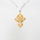 Small Cross - Clarissa-Silver Chain - 1